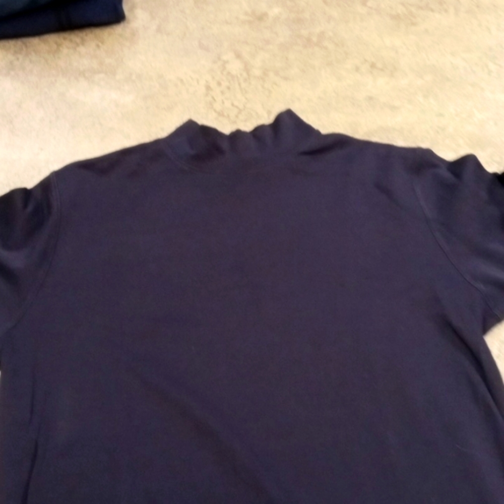 Lands End mock turtleneck/ Henley